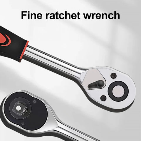 46PCS Ratchet Wrench Tool Set 1/4 Metric Socket Wrench Household Manual Repair Tools for Bike Repair