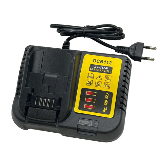 DCB112 Lithium Battery Charger For Dewalt 10.8V 14.4V 18V 20V DCB206 DCB205 DCB204 DCB203 DCB120,DCB107 DCB115