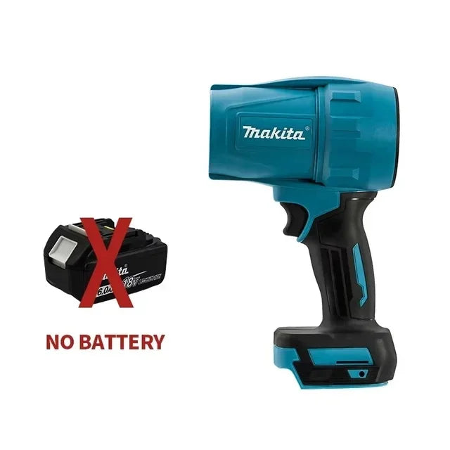 Makita 30000RPM Brushless High Power Turbo Fan Blowers Electric Handheld Jet Fan Snow Leaf Dust Blowing Tool for 18V Battery