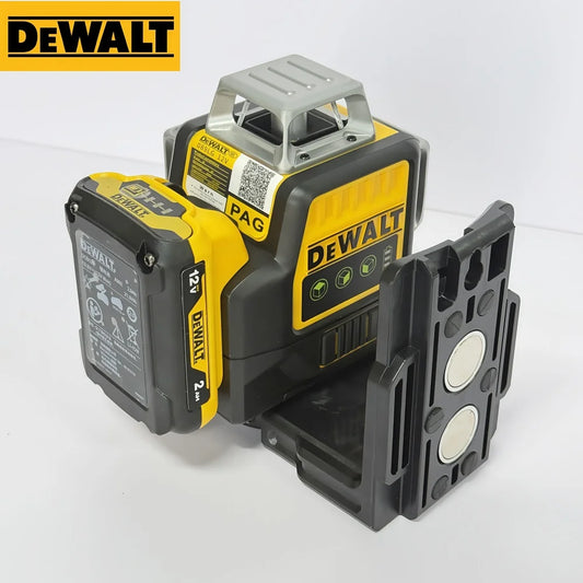 2025 DEWALT DW089LG Laser Level 12-Line 3-Sides 360-Degree Vertical Lines Outdoor Use with 12V Lithium Battery Laser Level Meter