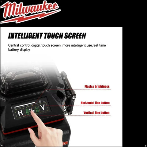 Milwaukee 3D/4D Laser Level 12/16 Lines Horizontal And Vertical Control 16 Lines 360° Self-leveling Laser Levels Power Tools