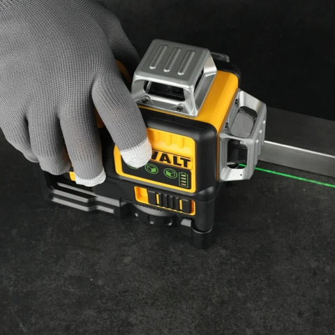 2025 DEWALT DW089LG Laser Level 12-Line 3-Sides 360-Degree Vertical Lines Outdoor Use with 12V Lithium Battery Laser Level Meter