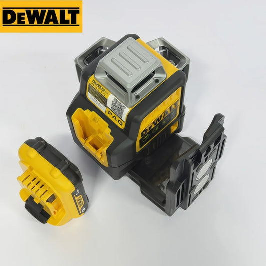 2025 DEWALT DW089LG Laser Level 12-Line 3-Sides 360-Degree Vertical Lines Outdoor Use with 12V Lithium Battery Laser Level Meter