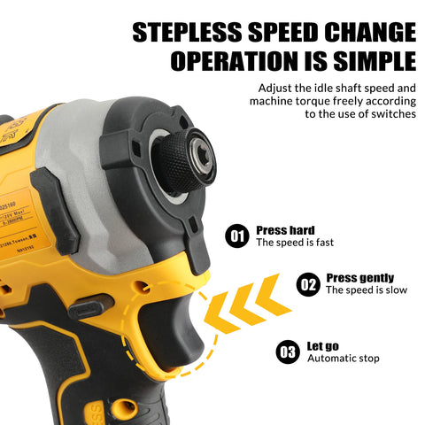 DeWalt Lithium Brushless Motor Screwdriver Electric Screwdriver Electric Hand Drill Impact Drill Combination Kit DCF805 DCD850