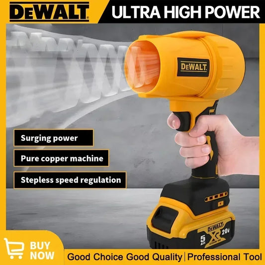 Dewalt 18V Brushless Electric Blower 30000RPM Violent Fan Blowing Car Dust Turbofan Charging Handheld Blower Tool carpenter tool