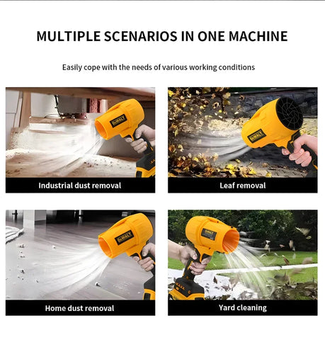 Dewalt 18V Brushless Electric Blower 30000RPM Violent Fan Blowing Car Dust Turbofan Charging Handheld Blower Tool carpenter tool