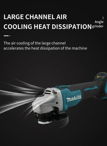 Makita DGA404 125mm Brushless Cordless Angle Grinder Rechargeable Lithium Electric (Tool Only)