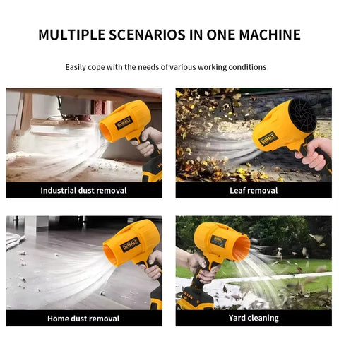 Dewalt 18V Brushless Electric Blower 30000RPM Violent Fan Blowing Car Dust Turbofan Charging Handheld Blower Tool carpenter tool
