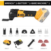 DEWALT 21V Max Brushless Cordless Oscillating Multi Tool w/5 Accessories,Tool-Free Quick Change,Cutting,Sanding Grout Removal